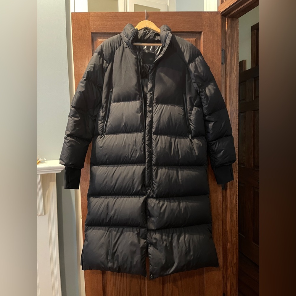 Moncler Heliotrope Giubbotto long puffer coat